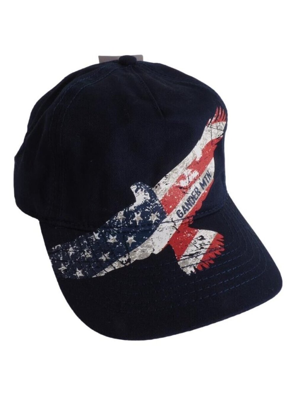 Gander Mtn Navy Eagle Americana Baseball Cap One Size Adjustable - Picture 2 of 8